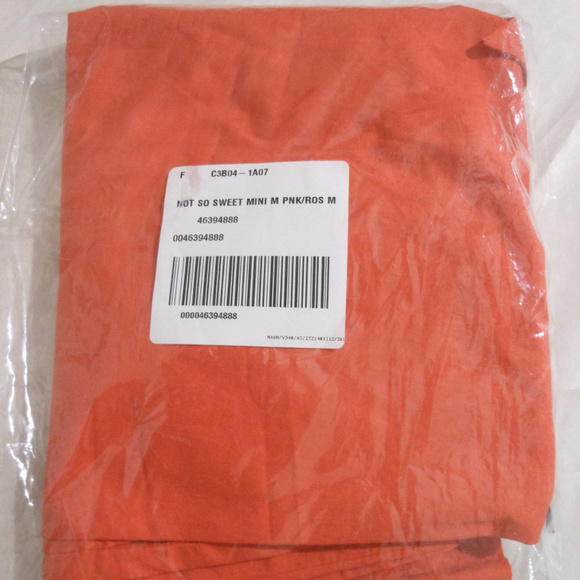 FREE PEOPLE Not So Sweet Halter Mini Dress M CORAL - Picture 8 of 8